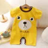 Rompers Baby Romper Summer Cotton Cute Cartoon Print Baby Girl Clothes High Quality Fabric Baby Boy Clothes born Jumpsuit 3M-24M 230608