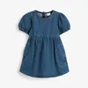 Meisjes Jurken Baby Denim Jurk Zomer Effen Kleur Zacht en Comfortabel Mode Kleding Mooi voor Kinderen 28 Jaar 230607