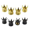 2024 2024 4pcs Crown Shape Car Car Tire Air Caps Specs Dust-Rust Anti-Rust Caps Covers Accessories Auto Truck Motocycle Accessories