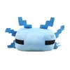 Poupées en peluche 30 cm bleu Axolotl jouets en peluche Kawaii Axolotl poupées en peluche jeu doux Peluche cadeau d'anniversaire pour enfants enfants cadeau de Noël 230608
