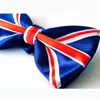 Bow Ties slips för män Fashion England Flagg Men's Tuxedo Party Butterfly Knot Formal Dress Gift Wedding Shirts Cravat Business