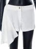 Kobiety szorty damskie Taruxy Solid Slim Fit For Women Button Double Waycon BodyCon Short Pants Panie Fashion Bottoms Kobieta 2023