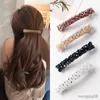 Inne nowe koreańskie eleganckie spinki do włosów Kryształowy kryształ barrettes klipsy do włosów dla kobiet akcesoria R230608