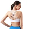 Luu Tanks Camis Designer Luxury Trackuit Sports Sports Sports Women's Brushed Yoga Wear Running Fitness Underwear Breseable Underwire Free Pilates Bra