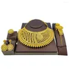 Цепочки африканские модные ювелирные украшения для женского цветочного браслета