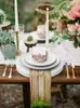テーブルナプキン板の壁が緑の草の布の結婚式の飾りハンカチ家庭の再利用可能なマットを残す