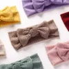 Accessoires de cheveux Turbans pour bébés Bow Knot Bandeaux Bébé Fille Hiver Bandeau Bandeau Enfants Toddler Head Band R230608