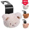 New Cute Bear Hook Car Seat Headrest Storage Holder Cute Bear Hooks Back Seat Hanger Auto Interior Decoration Clip Accessories