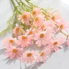 Decorative Flowers Artificial Home Decoration Household Products Plastic Floral Rayon Margarita Bouquet