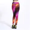 Legginsy damskie Węża talii druk gradientowy kolor drukujący spodnie jogi kobiety na świeżym powietrzu Szybkie suszące sport seksowne sprężyste elastyczne