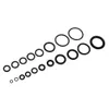 Car Upgrade Upgrade 225pcs Black Rubber O Ring Assortment Washer Gasket Sealing O-Ring Kit 18 Sizes with Plastic Box Dustproof Seal Accessories