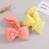 Hair Accessories Baby Headband Double Bows Turban For Child Girl Cotton Headbands Newborn Winter Hairband Cute Headwraps Infant R230608