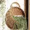 Плантаторы Pots 1 Set Practical Pot Plant Holder Pastoral Basket Basket Basketry Florist Rattan Planter долговечность 230607