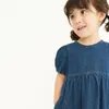 Meisjes Jurken Baby Denim Jurk Zomer Effen Kleur Zacht en Comfortabel Mode Kleding Mooi voor Kinderen 28 Jaar 230607