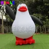 Cartoon de animales gigantes de pingüino inflable a medida para eventos de desfile