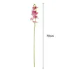 Decorative Flowers 3D Artificial Butterfly Orchid Fake Moth Flor Flower For Home Wedding DIY Decoration Real Touch Decor Flore