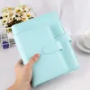 Notepads Macaroon Color A6A5 PU Leather DIY Binder Notebook Cover Diary Agenda Planner Paper School Stationery 230607