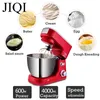 Blender Jiqi 4L 600W Hushåll Electric Chef Machine Table Mixing Blender 220v Köksverktyg Matlagning Matstativ Mixer Cake Dough Bread