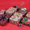 Presentförpackning 100 44 cm födelsedag juldekoration kraft papper år inpackning förpackning navidad party dekor