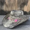 Brede Rand Hoeden Emmer Hoed Straw Hollow Western Cowboy Elegante Dame Kwastje Sombrero Hombre Tovenaar Sunbonnet Cowgirl Zon 230608