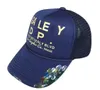 Moda najnowsza łatka haft męskie czapki kulowe swobodne galery literowanie zakrzywione wydział Brim Baseball Cap Fashion Letters Hat PrintingCjee