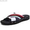 Yeinshaars Brand 2023 Summer Men Men Slippers Fashion Crote Cross Strap Beach Water Shoes Men Высококачественные тапочки Большой размер 38-47 L230518