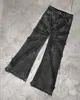 Jeans Masculino Make Old Y2k Punk Oversize Pants Black Men Clothing Spider Web West Cargo Loose Y 2k Vintage Wide 230607