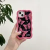 DHL gratuit gros mignon papillon 3D téléphone étui pour iphone 13 12 i11 14 Pro Max 13Pro 14pro 12pro luxe rose doux Silicone Protection couverture arrière