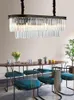 Żyrandole luksusowy czarny kryształowy żyrandol do jadalni owalny projekt nowoczesny dekoracje domowe Lampka Lampka Cristalowa wyspa kuchenna