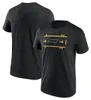Herrt-shirts de nya F1-lagen Mens kortärmade runda nack-t-shirt fans arbetar kläder anpassade