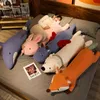 Poupées en peluche 100 120 cm Kawaii requin lapin ours en peluche oreiller dessin animé Animal coussin en peluche doux dormir jouets filles enfants cadeau d'anniversaire 230608