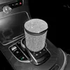 Upgrade Portable Car Ashtray With Led Light Crystal Diamond Ash Tray With Cover Auto Decoration Bling Car Accessories For Women