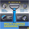 Inventario per la cura del cane all'ingrosso Pet Fur Knot Cutter Strumento per lo spargimento Cat Hair Removal Comb Brush Prodotti a doppia faccia Drop Delivery H Dhiyu