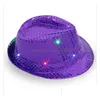 Altro Tessili per la casa Adt Paillettes Glitter Jazz Hat Stage Prop Flash Denim Trend Donna Uomo Moda Eyecatching Street Dancing Performance Dhnxr