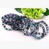 Brin véritable naturel vert Fluorite Quartz Bracelet pierres précieuses baril perles femmes hommes 8X10mm 12X16mm