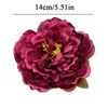 Other Bohemia Peony Flower Hairpins Wedding Bridal Hair Clips For Women DIY Silk Simulation Barrette Beach Accessories R230608