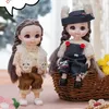 Dolls Bjd Doll 16CM 13 Movable Joints Cute Smile Face Shape and Bunny Ears Clothes Suit Toy Gift for Kids 230607