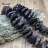 Beads Freeform Center Drilled Large Natural Black Tourmaline Quartz Slice Stone Pendant Beads For DIY Jewelry Making MY211046