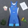 Andra sportvaror Print Wrestling Suit Freestyle Competition Training Children Nylon High Stretch RUS 230607