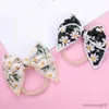 Haar Accessoires Baby Bows Hoofdband Voor Meisjes Baby Borduren Hoofdbanden Kids Elastische Haarbanden Peuter Lange Staart Bandage R230608