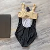 Designer sommar heta mode sexig sol strand kvinnors badkläder high-end märke pd hög midje rem bikini strandkläder kvinna simning bikini badkläder sexig en bit