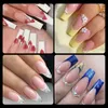 Extensão de unhas postiças Art Tips Dedo Falso Gel UV Molde Esmaltado Cobertura Completa Imprensa Manicure Suprimentos Ferramenta Faça Você Mesmo