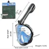 Maschera da snorkeling professionale Full Dry Maschera da snorkeling integrale Maschera subacquea Immersioni subacquee Attrezzatura da immersione antiappannamento Bambini adulti