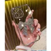 Jeweled Clear Phone Cases Glitzer für iPhone 15 11 13 12 14 Pro plus Max Transparent für Handyhalter weich