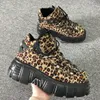 Punk Style Women Sneakers 6cm Platform Shoes Woman Creepers Female Casual Flats Metal Decoration Thick Bottom Women Tennis Shoes