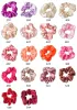 Satijn Zijde Heldere Effen Kleur Scrunchies Elastiekjes Stropdassen Set Vrouwen Meisjes Paardenstaart Houder 54 Kleuren Touw Accessoires 20 stuks