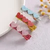 Hair Accessories Ensembles Baby Pins Girls Set Frozen Clip Sequins Gritt Felt Cloth Pour Enfants Barrette Hairpin R230608