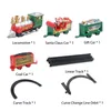 ElectricRC Car Christmas Train Set Railway Tracks Toys Gift Toy Electric For Kids Child 230616