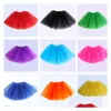 Jupes 14 Couleurs Top Qualité Bonbons Couleur Enfants Tutus Jupe Robes De Danse Doux Tutu Robe Ballet 3 Couches Enfants Pettiskirt Vêtements 1 Dh68Z