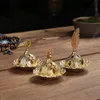 Other Event Party Supplies Muslim Eid Mubarak Star Moon Mini Portable Golden Incense Tower Ornaments Ramadan Decor for Home Kareem 230607